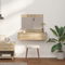 vidaXL Wall Hanging Dressing Table Sonoma Oak 83x40x70 cm