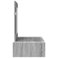 vidaXL Wall Hanging Dressing Table Grey Sonoma 83x40x70 cm