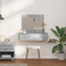 vidaXL Wall Hanging Dressing Table Grey Sonoma 83x40x70 cm