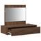 vidaXL Wall Hanging Dressing Table Brown Oak 83x40x70 cm