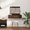 vidaXL Wall Hanging Dressing Table Brown Oak 83x40x70 cm