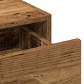 vidaXL Wall Hanging Dressing Table Old Wood 83x40x70 cm