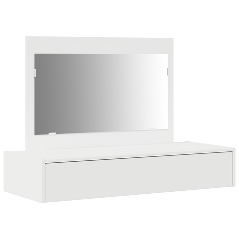 vidaXL Wall Hanging Dressing Table White 100x40x70 cm