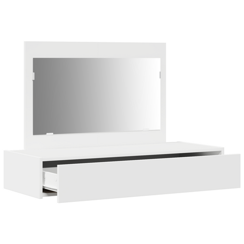 vidaXL Wall Hanging Dressing Table White 100x40x70 cm