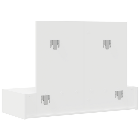 vidaXL Wall Hanging Dressing Table White 100x40x70 cm