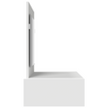 vidaXL Wall Hanging Dressing Table White 100x40x70 cm