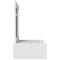 vidaXL Wall Hanging Dressing Table White 100x40x70 cm