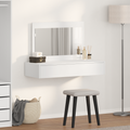 vidaXL Wall Hanging Dressing Table White 100x40x70 cm