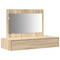 vidaXL Wall Hanging Dressing Table Sonoma Oak 100x40x70 cm