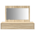 vidaXL Wall Hanging Dressing Table Sonoma Oak 100x40x70 cm