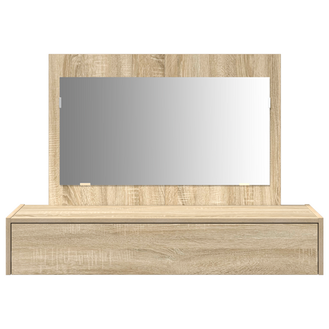 vidaXL Wall Hanging Dressing Table Sonoma Oak 100x40x70 cm