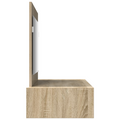 vidaXL Wall Hanging Dressing Table Sonoma Oak 100x40x70 cm