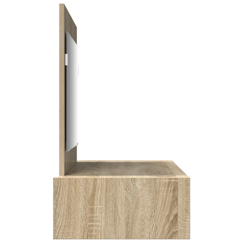 vidaXL Wall Hanging Dressing Table Sonoma Oak 100x40x70 cm