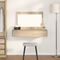 vidaXL Wall Hanging Dressing Table Sonoma Oak 100x40x70 cm