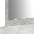 vidaXL Wall Hanging Dressing Table Concrete Grey 100x40x70 cm