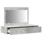 vidaXL Wall Hanging Dressing Table Concrete Grey 100x40x70 cm
