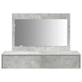vidaXL Wall Hanging Dressing Table Concrete Grey 100x40x70 cm