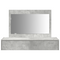 vidaXL Wall Hanging Dressing Table Concrete Grey 100x40x70 cm