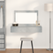vidaXL Wall Hanging Dressing Table Concrete Grey 100x40x70 cm