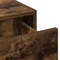 vidaXL Wall Hanging Dressing Table Smoked Oak 100x40x70 cm