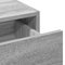 vidaXL Wall Hanging Dressing Table Grey Sonoma 100x40x70 cm