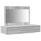 vidaXL Wall Hanging Dressing Table Grey Sonoma 100x40x70 cm