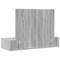 vidaXL Wall Hanging Dressing Table Grey Sonoma 100x40x70 cm