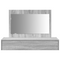 vidaXL Wall Hanging Dressing Table Grey Sonoma 100x40x70 cm