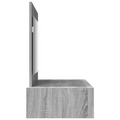 vidaXL Wall Hanging Dressing Table Grey Sonoma 100x40x70 cm