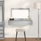 vidaXL Wall Hanging Dressing Table Grey Sonoma 100x40x70 cm