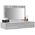 vidaXL Wall Hanging Dressing Table Grey Sonoma 100x40x70 cm