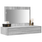 vidaXL Wall Hanging Dressing Table Grey Sonoma 100x40x70 cm