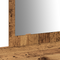 vidaXL Wall Hanging Dressing Table - Vintage Wood - 100x40x70 cm