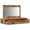 vidaXL Wall Hanging Dressing Table - Vintage Wood - 100x40x70 cm