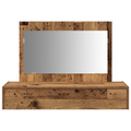 vidaXL Wall Hanging Dressing Table - Vintage Wood - 100x40x70 cm