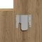 vidaXL Wall Hanging Dressing Table with LED Lights - Artisan Oak