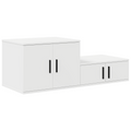 vidaXL Storage Cabinet White 127x41x40 cm Engineered Wood