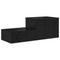 vidaXL Storage Cabinet Black 127x41x40 cm Engineered Wood