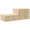 vidaXL Storage Cabinet Sonoma Oak 127x41x40 cm Engineered Wood