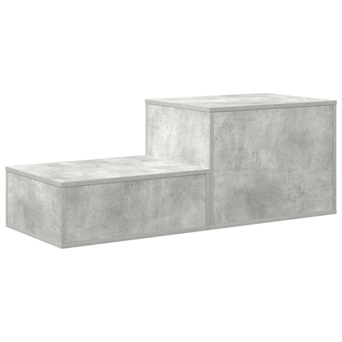 vidaXL Storage Cabinet Concrete Grey 127x41x40 cm Engineered Wood