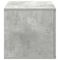 vidaXL Storage Cabinet Concrete Grey 127x41x40 cm Engineered Wood