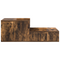 vidaXL Storage Cabinet Smoked Oak 127x41x40 cm Engineered Wood