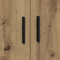 vidaXL Storage Cabinet Artisan Oak 127x41x40 cm Engineered Wood