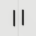 vidaXL Storage Cabinet in White - 118x41x40 cm, Made from Engineered Wood
