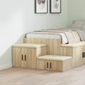 vidaXL Storage Cabinet in Sonoma Oak - 118x41x40 cm, Made of Engineered Wood
