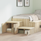 vidaXL Storage Cabinet in Sonoma Oak - 118x41x40 cm, Made of Engineered Wood