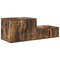 vidaXL Storage Cabinet - Smoked Oak - 118x41x40 cm - Engineered Wood