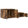 vidaXL Storage Cabinet - Smoked Oak - 118x41x40 cm - Engineered Wood