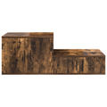 vidaXL Storage Cabinet - Smoked Oak - 118x41x40 cm - Engineered Wood