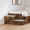 vidaXL Storage Cabinet - Smoked Oak - 118x41x40 cm - Engineered Wood